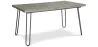 Tavolo da pranzo rettangolare - Stile industriale - Legno e metallo - 150 cm - Hairpin image 9