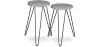 Set di 2 tavolini da caffè - Stile Industriale - Legno e metallo - Hairpin image 9