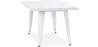Tavolino quadrato per bambini - Industrial - Metallo - 60cm - Stylix image 9