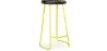Sgabello da bar - Design industriale - Legno e metallo - 76cm - Aiyana image 9