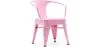 Sedia per bambini con braccioli - Sedia per bambini - Design industriale - Acciaio - Stylix image 9