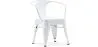 Sedia per bambini con braccioli - Sedia per bambini - Design industriale - Acciaio - Stylix image 9