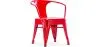Sedia per bambini con braccioli - Sedia per bambini - Design industriale - Acciaio - Stylix image 9