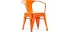 Sedia per bambini con braccioli - Sedia per bambini - Design industriale - Acciaio - Stylix image 9