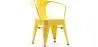 Sedia per bambini con braccioli - Sedia per bambini - Design industriale - Acciaio - Stylix image 9