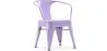Sedia per bambini con braccioli - Sedia per bambini - Design industriale - Acciaio - Stylix image 9