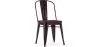 Sedia da pranzo - Design industriale - Legno e acciaio - Stylix image 9