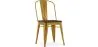 Sedia da pranzo - Design industriale - Legno e acciaio - Stylix image 9