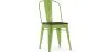 Sedia da pranzo - Design industriale - Legno e acciaio - Stylix image 9