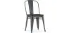 Sedia da pranzo - Design industriale - Legno e acciaio - Stylix image 9