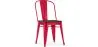 Sedia da pranzo - Design industriale - Legno e acciaio - Stylix image 9