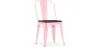 Sedia da pranzo - Design industriale - Legno e acciaio - Stylix image 9