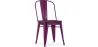 Sedia da pranzo - Design industriale - Legno e acciaio - Stylix image 9