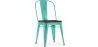 Sedia da pranzo - Design industriale - Legno e acciaio - Stylix image 9