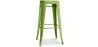Sgabello da bar - Design industriale - Acciaio e legno - 76cm - Stylix image 9