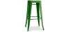Sgabello da bar - Design industriale - Acciaio e legno - 76cm - Stylix image 9