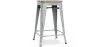 Sgabello da bar di design industriale - Legno e acciaio - 61 cm - Stylix image 9