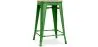 Sgabello da bar di design industriale - Legno e acciaio - 61 cm - Stylix image 9