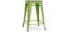 Sgabello da bar di design industriale - Legno e acciaio - 61 cm - Stylix image 9