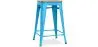Sgabello da bar di design industriale - Legno e acciaio - 61 cm - Stylix image 9