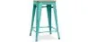 Sgabello da bar di design industriale - Legno e acciaio - 61 cm - Stylix image 9