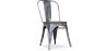 Sedia da pranzo - Design industriale - Legno e acciaio - Nuova edizione - Stylix image 9