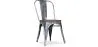 Sedia da pranzo - Design industriale - Legno e acciaio - Nuova edizione - Stylix image 9