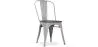 Sedia da pranzo - Design industriale - Legno e acciaio - Nuova edizione - Stylix image 9