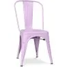 Sedia da pranzo in acciaio - Design industriale - Stylix image 9