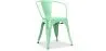 Sedia da pranzo con braccioli - Acciaio - Nuova edizione - Stylix image 9