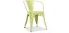 Sedia da pranzo con braccioli - Acciaio - Nuova edizione - Stylix image 9