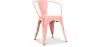 Sedia da pranzo con braccioli - Acciaio - Nuova edizione - Stylix image 9