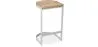 Sgabello da bar di design industriale - Legno e metallo - 60cm - Lia image 9