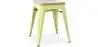 Sgabello di design industriale - Legno e metallo - 45cm - Stylix image 9