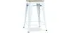 Sgabello da bar di design industriale - Legno e acciaio - 61 cm - Stylix image 9