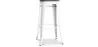 Sgabello da bar Design Industriale - Legno & Acciaio - 76cm - Stylix image 9