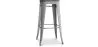 Sgabello da bar Design Industriale - Legno & Acciaio - 76cm - Stylix image 9