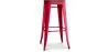 Sgabello da bar Design Industriale - Legno & Acciaio - 76cm - Stylix image 9