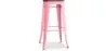 Sgabello da bar Design Industriale - Legno & Acciaio - 76cm - Stylix image 9