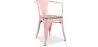 Sedia da pranzo con braccioli - Legno e acciaio - Stylix image 9