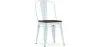Sedia da pranzo - Design industriale - Legno e acciaio - Stylix image 9