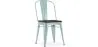 Sedia da pranzo - Design industriale - Legno e acciaio - Stylix image 9
