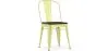 Sedia da pranzo - Design industriale - Legno e acciaio - Stylix image 9