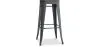 Sgabello da bar Design Industriale - Legno & Acciaio - 76cm - Stylix image 9