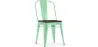 Sedia da pranzo - Design industriale - Legno e acciaio - Stylix image 9