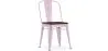 Sedia da pranzo - Design industriale - Legno e acciaio - Stylix image 9