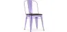 Sedia da pranzo - Design industriale - Legno e acciaio - Stylix image 9