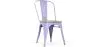 Sedia da pranzo - Design industriale - Legno e acciaio - Stylix image 9