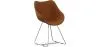 Sedia da pranzo con braccioli - Similpelle - PU - Stylix - Nero - Clun image 9