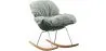 Sedia a Dondolo Imbottita - Design Scandinavo - Ruma image 9
